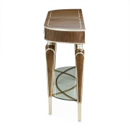 Console Table Villa Cherrie Hazelnut Collection By Michael Amini