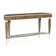 Console Table Villa Cherrie Hazelnut Collection By Michael Amini