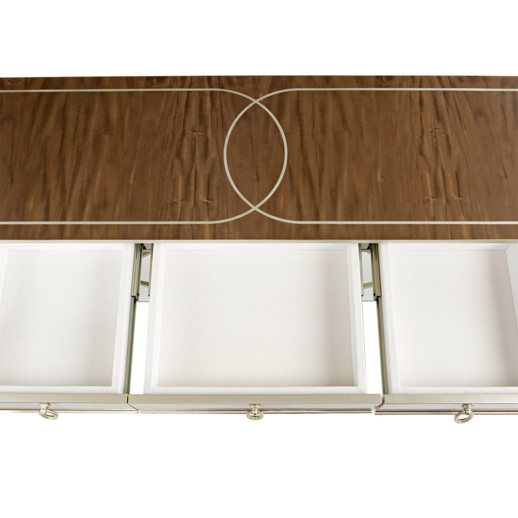 Console Table Villa Cherrie Hazelnut Collection By Michael Amini