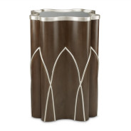Chairside Table Villa Cherrie Hazelnut Collection By Michael Amini