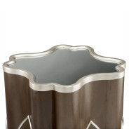 Chairside Table Villa Cherrie Hazelnut Collection By Michael Amini