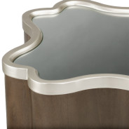 Chairside Table Villa Cherrie Hazelnut Collection By Michael Amini