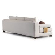 Sofa Oatmeal Eggshell Walnut Amora Collection By Michael Amini. LFR-AMRA815-OAT-223
