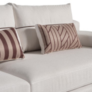 Sofa Oatmeal Eggshell Walnut Amora Collection By Michael Amini. LFR-AMRA815-OAT-223