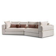 Amora 2 Pc Sofa Oatmeal Eggshell Walnut Collection By Michael Amini. LFR-AMRA816-OAT-223