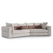 Amora 2 Pc Sofa Oatmeal Eggshell Walnut Collection By Michael Amini. LFR-AMRA816-OAT-223