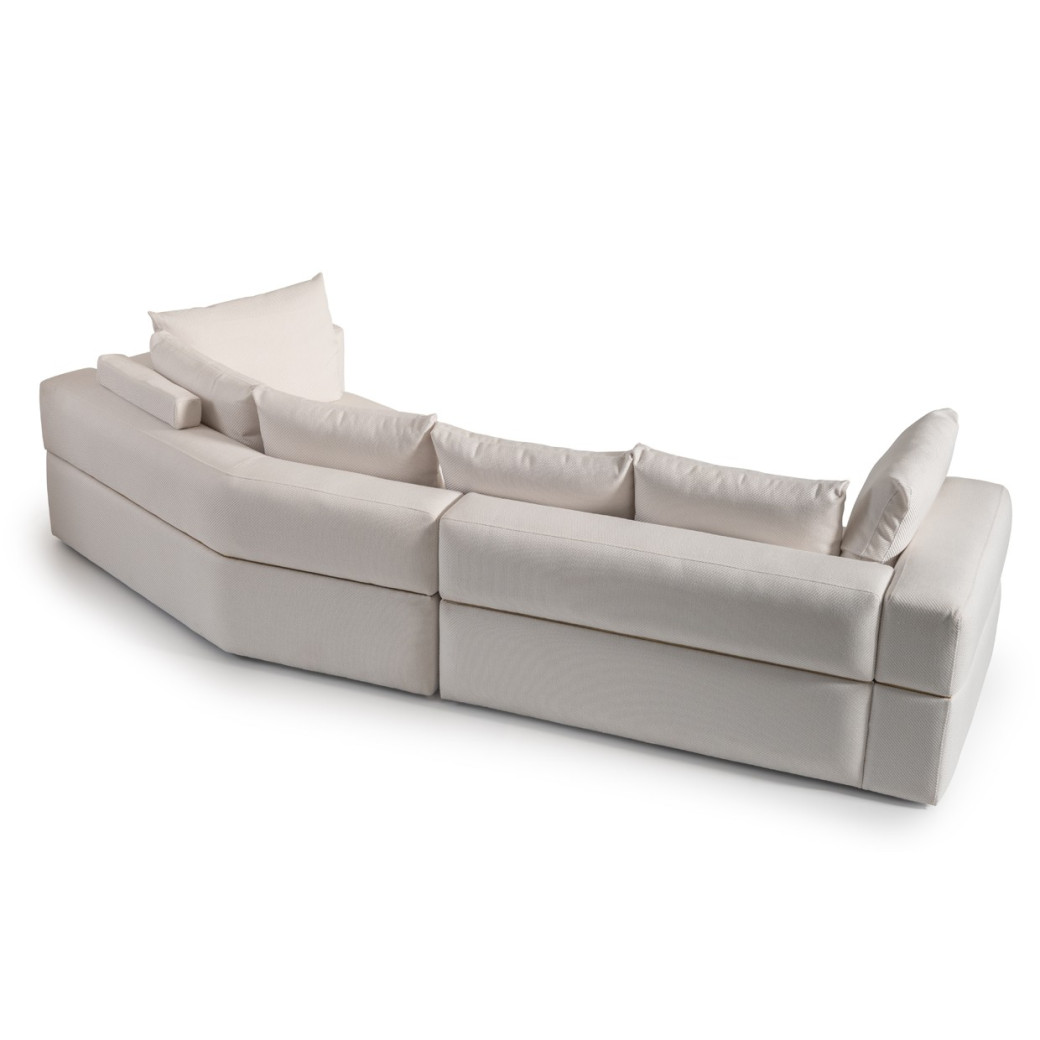 Amora 2 Pc Sofa Oatmeal Eggshell Walnut Collection By Michael Amini. LFR-AMRA816-OAT-223