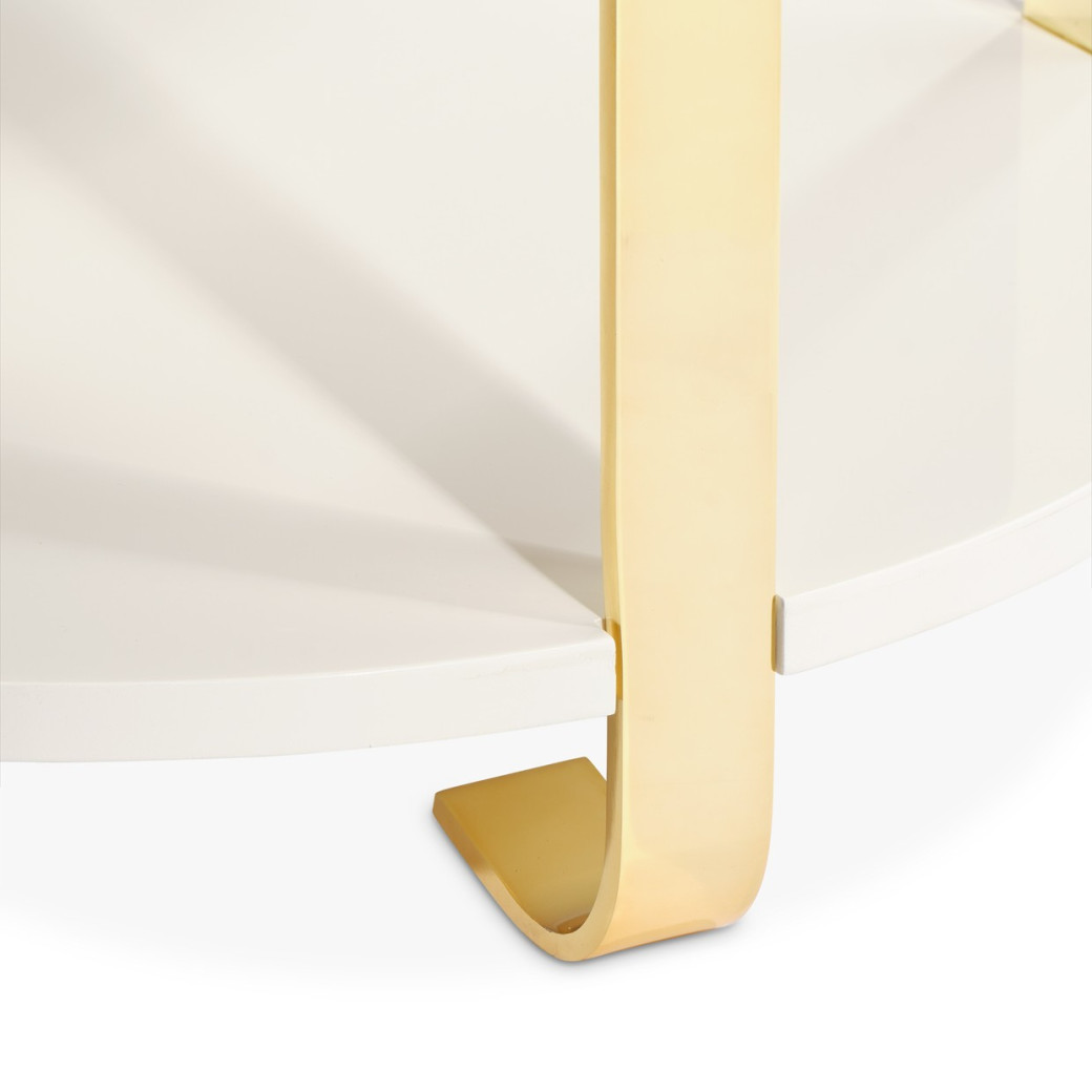 End Table Gold Ariana Collection By Michael Amini. LFR-ARNA202-806