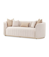 Sofa Beige Gold Ariana Collection by Michael Amini.LFR-ARNA815-BGE-806