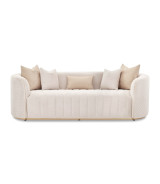 Sofa Beige Gold Ariana Collection by Michael Amini.LFR-ARNA815-BGE-806