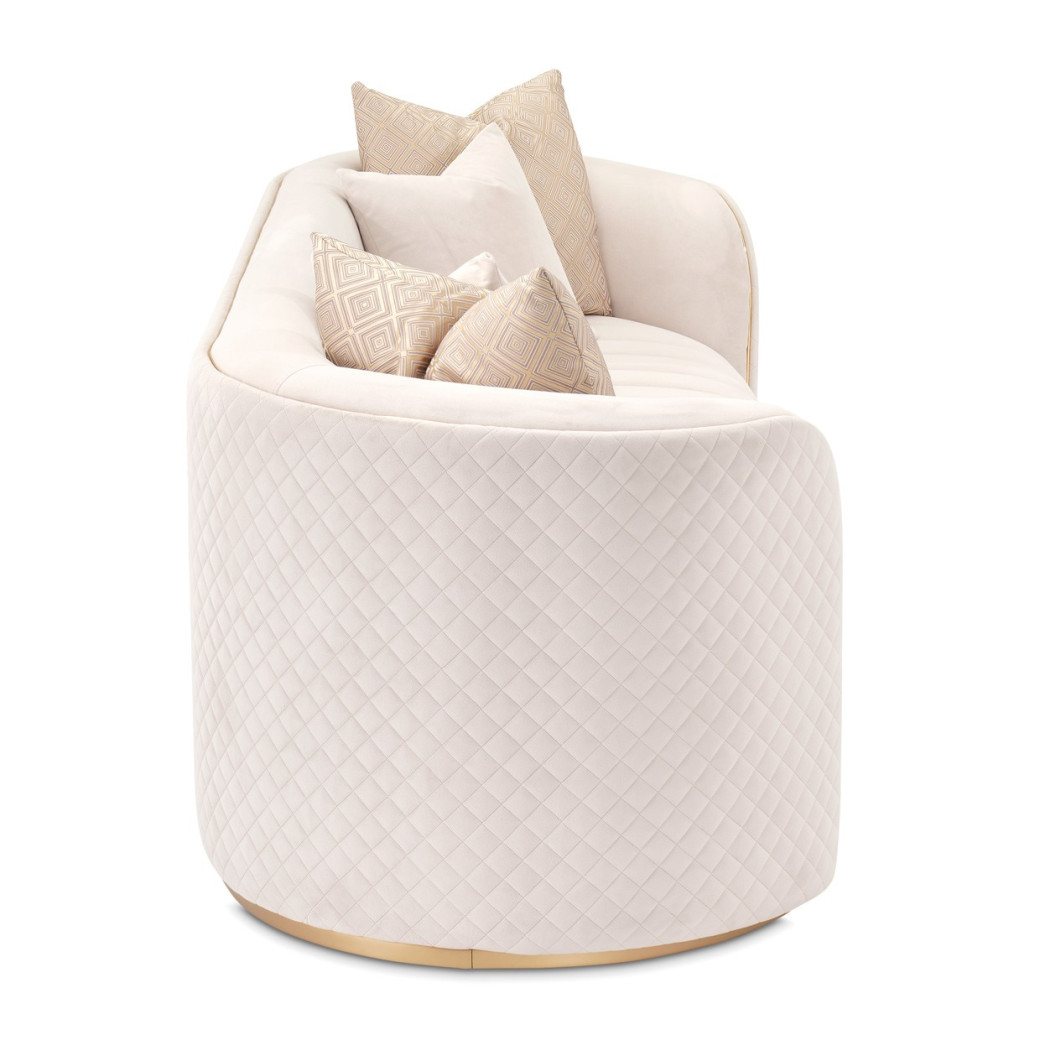 Sofa Beige Gold Ariana Collection by Michael Amini.LFR-ARNA815-BGE-806