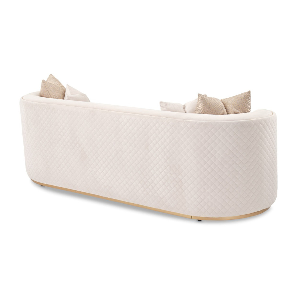 Sofa Beige Gold Ariana Collection by Michael Amini.LFR-ARNA815-BGE-806