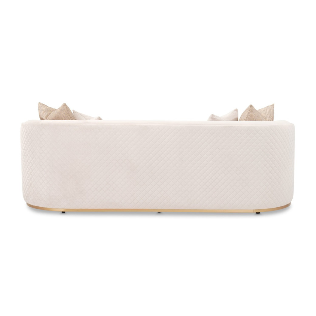 Sofa Beige Gold Ariana Collection by Michael Amini.LFR-ARNA815-BGE-806