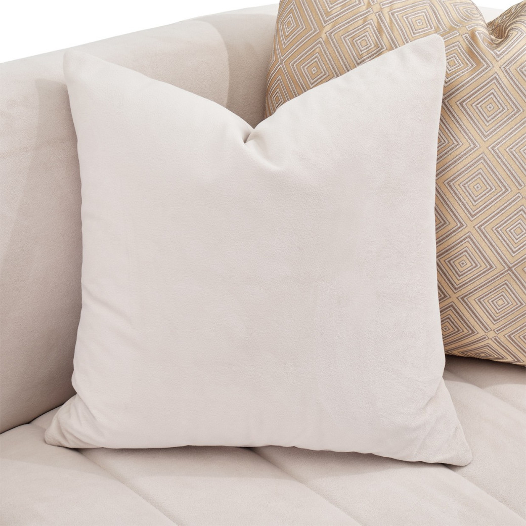 Sofa Beige Gold Ariana Collection by Michael Amini.LFR-ARNA815-BGE-806