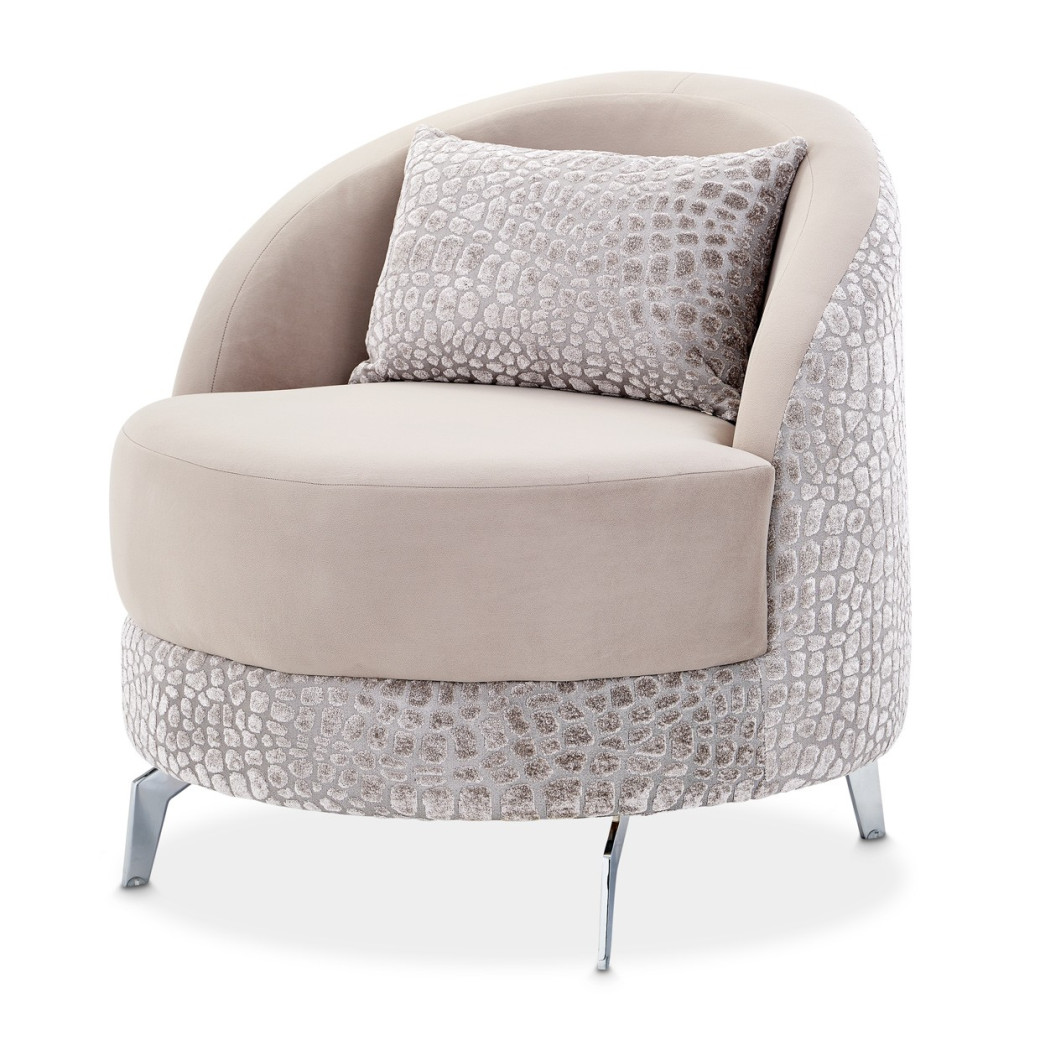 Chair Stone Silver Dion Collection By Michael Amini