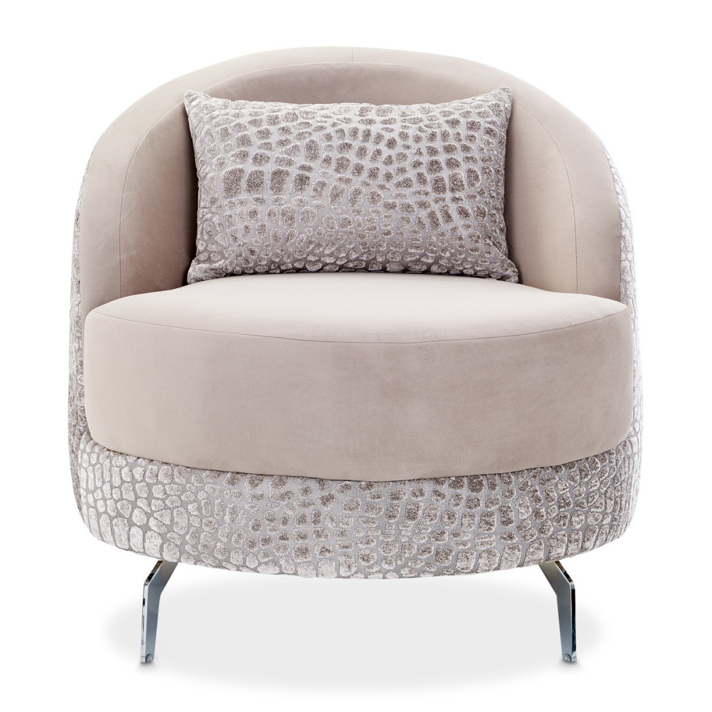 Chair Stone Silver Dion Collection By Michael Amini