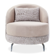 Chair Stone Silver Dion Collection By Michael Amini
