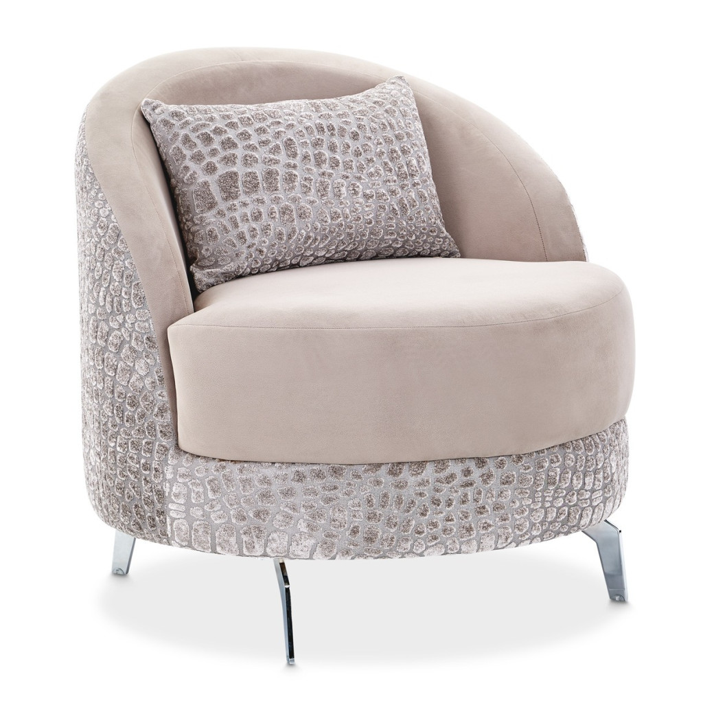 Chair Stone Silver Dion Collection By Michael Amini