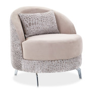 Chair Stone Silver Dion Collection By Michael Amini