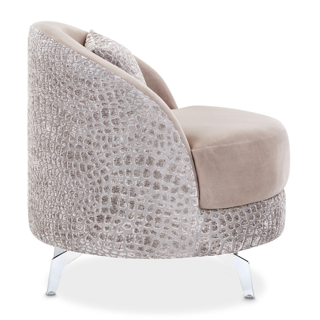 Chair Stone Silver Dion Collection By Michael Amini