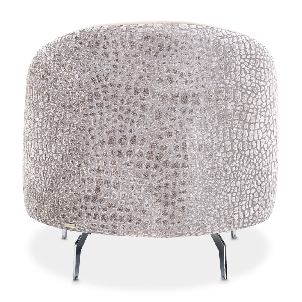 Chair Stone Silver Dion Collection By Michael Amini