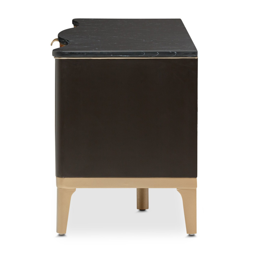 TV Console Malibu Crest Crotch Collection By Michael Amini