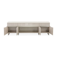 Media Cabinet Greige Marin Collection By Michael Amini .KI-MRIN081-139