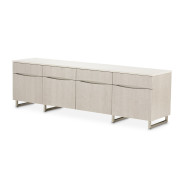 Media Cabinet Greige Marin Collection By Michael Amini .KI-MRIN081-139