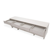 Media Cabinet Greige Marin Collection By Michael Amini .KI-MRIN081-139