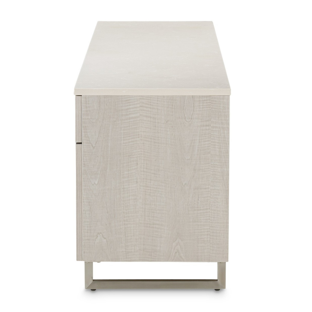 Media Cabinet Greige Marin Collection By Michael Amini .KI-MRIN081-139