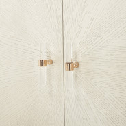 Media Cabinet Medium Champagne Rachelle Collection By Michael Amini
