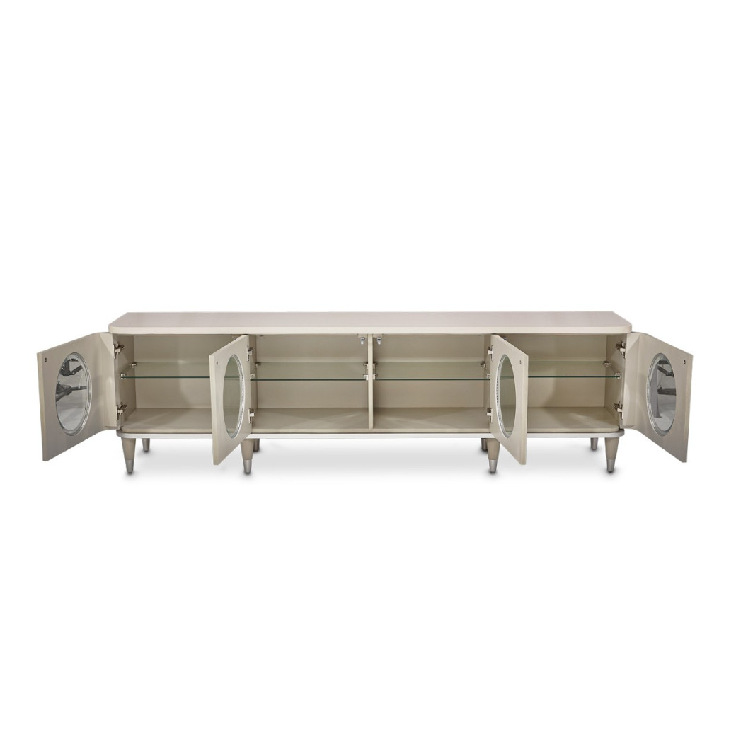 Media Console Eclipse Collection By Michael Amini & Kathy Ireland Home Designs