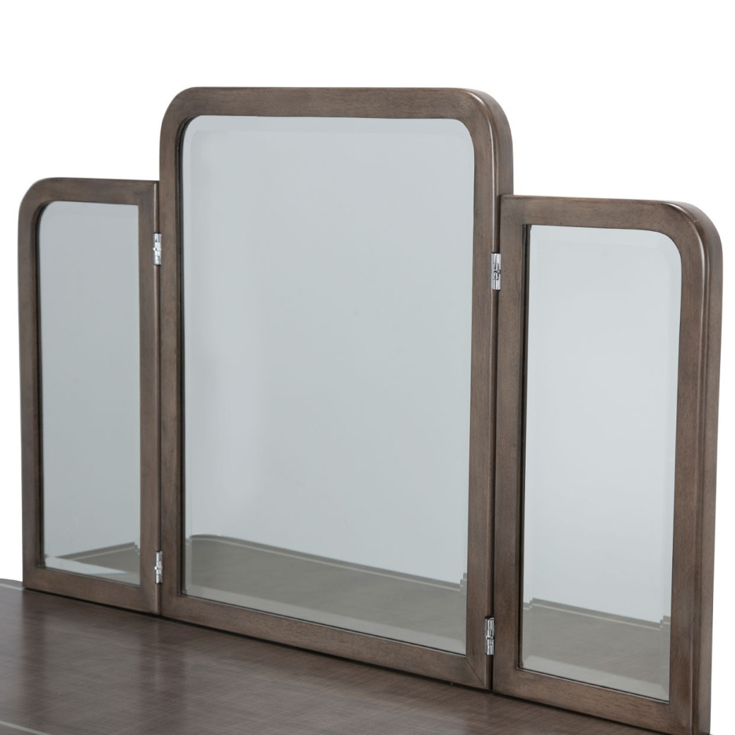 Roxbury Park Vanity/Desk & Mirror (2 Pc) By Michael Amini