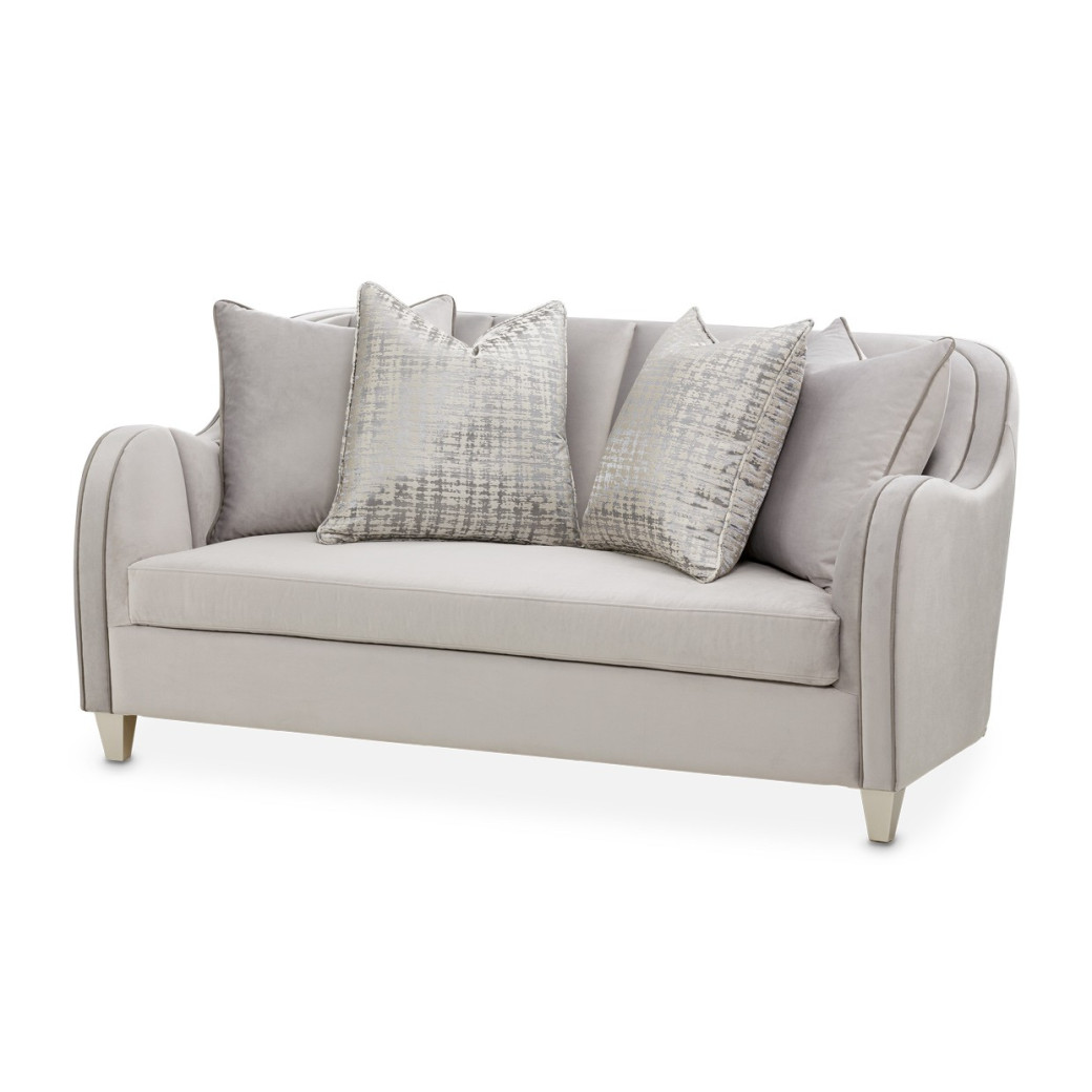 Loveseat Slate Roxbury Collection by Michael Amini N9006825-STEEL-220