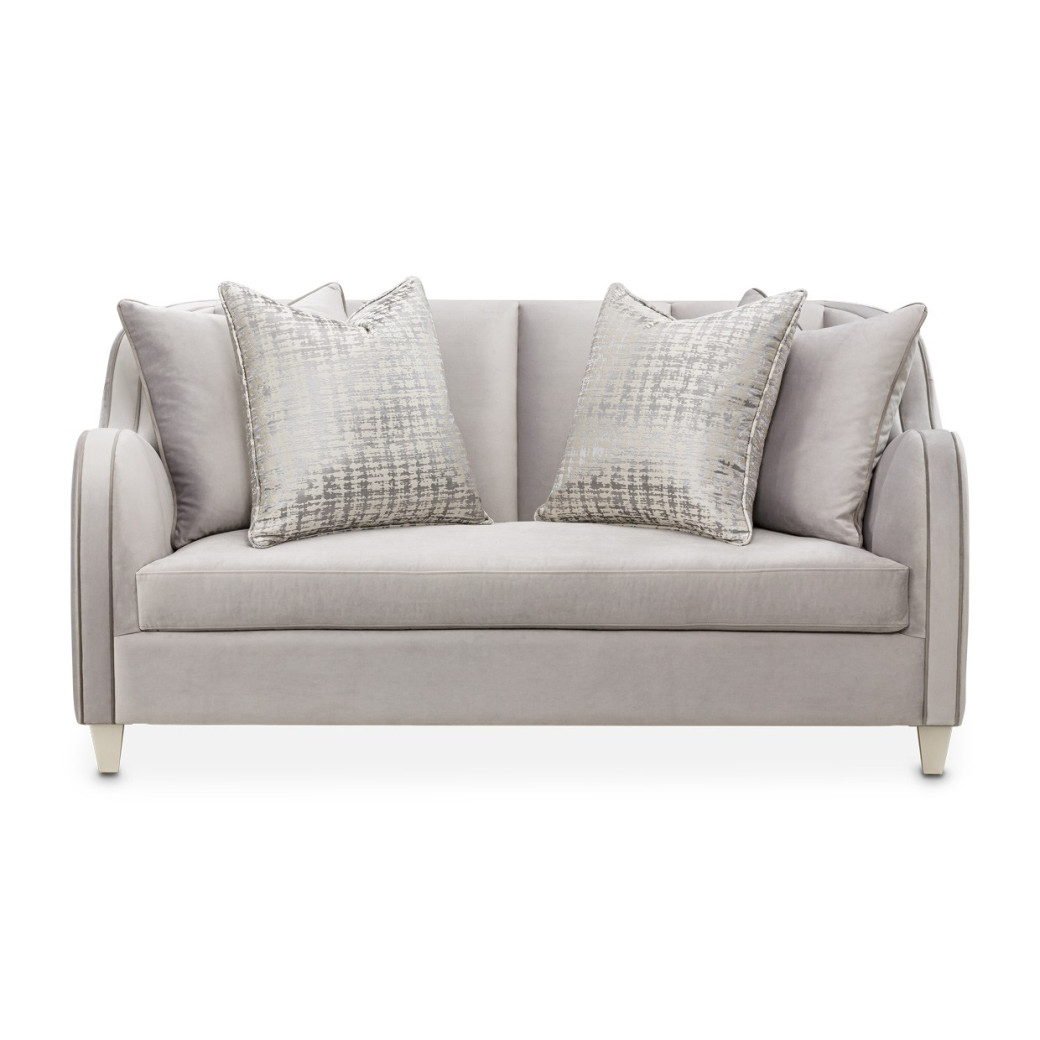Loveseat Slate Roxbury Collection by Michael Amini N9006825-STEEL-220