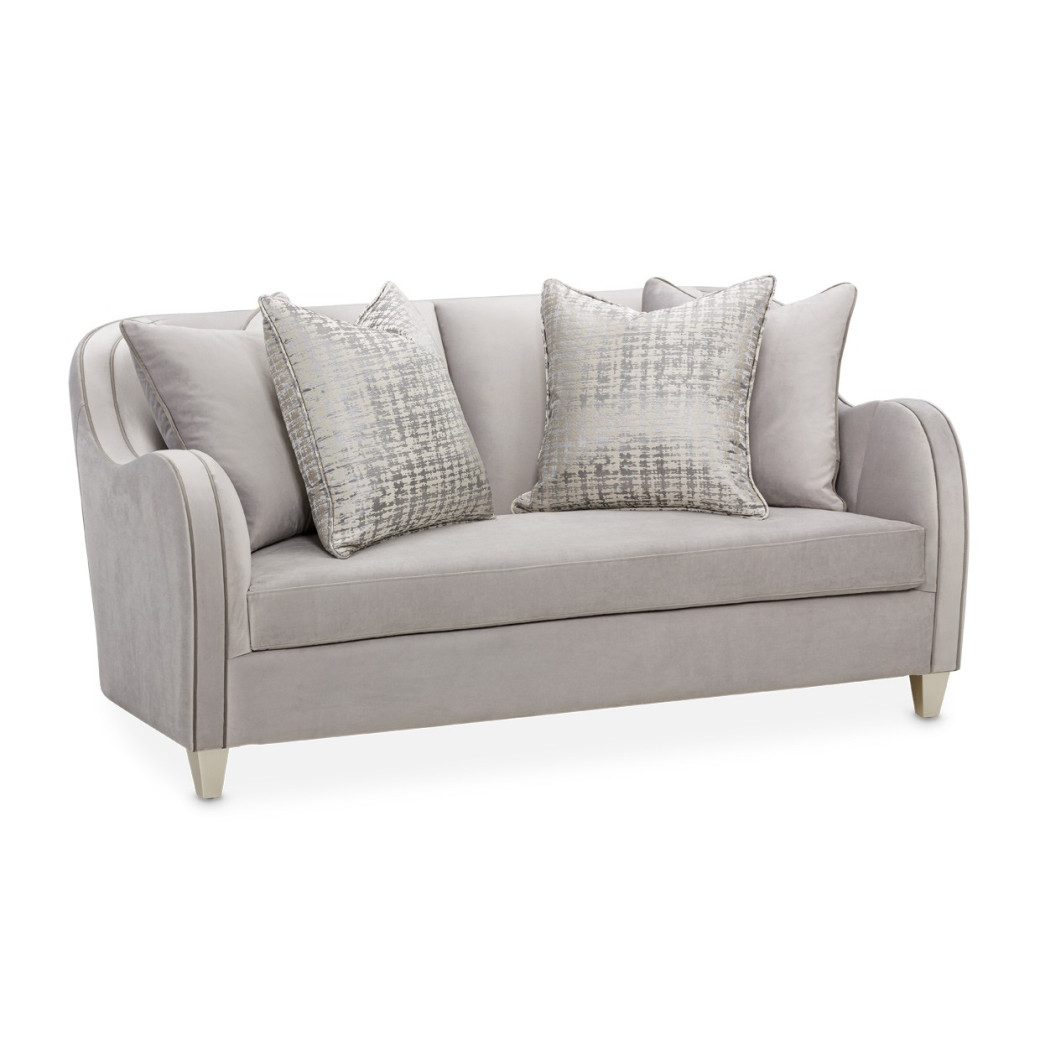 Loveseat Slate Roxbury Collection by Michael Amini N9006825-STEEL-220