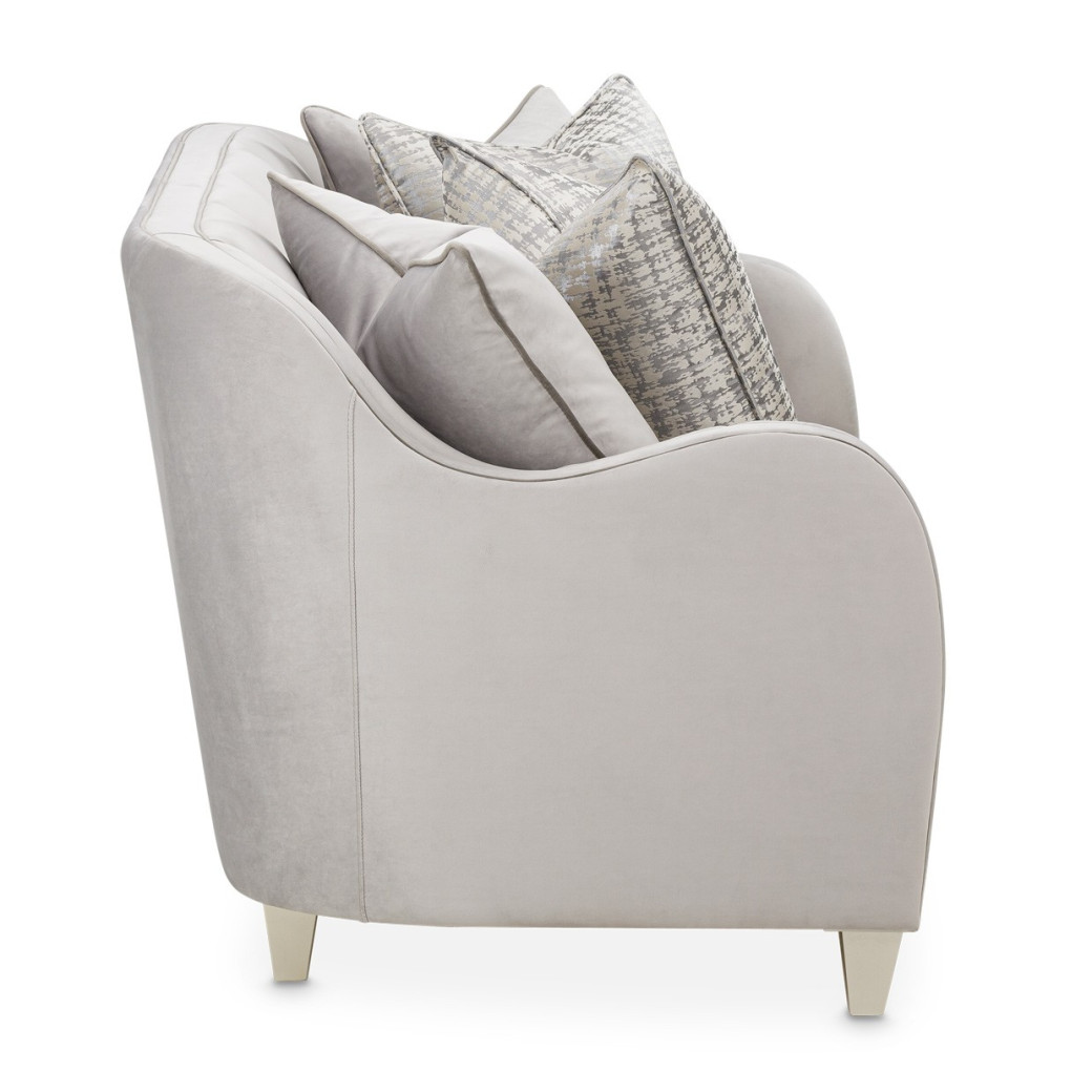 Loveseat Slate Roxbury Collection by Michael Amini N9006825-STEEL-220