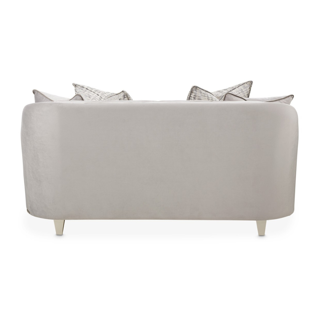 Loveseat Slate Roxbury Collection by Michael Amini N9006825-STEEL-220