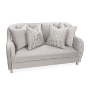 Loveseat Slate Roxbury Collection by Michael Amini N9006825-STEEL-220