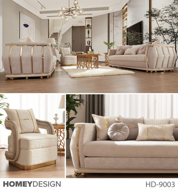 HD-9003 Contemporary Sofa & Loveseat | Homey Design