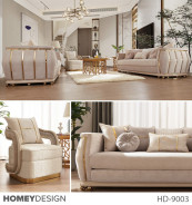 HD 9003  2PC Sofa & Loveseat Elegante Europeo de Homey Design