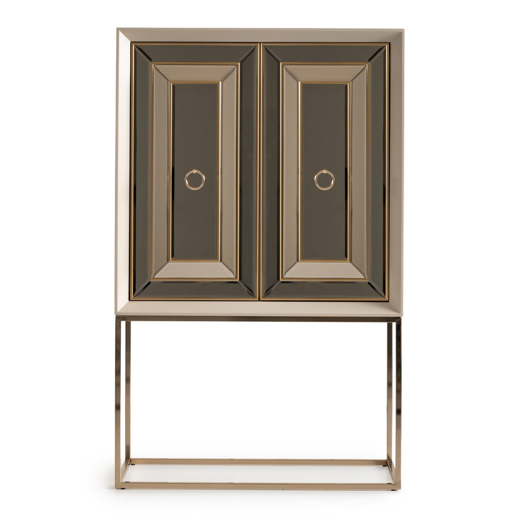 Bar 2pc Glistening Gold Madison Collection By Michael Amini LFR-MDSN500-827