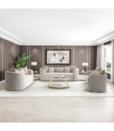 Sofa Beige Gold Ariana Collection by Michael Amini.LFR-ARNA815-BGE-806