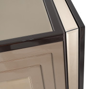 Media Cabinet Glossy Mocha Sand Lousanne Collection by Michael Amini.  LFR-LUSN223-414