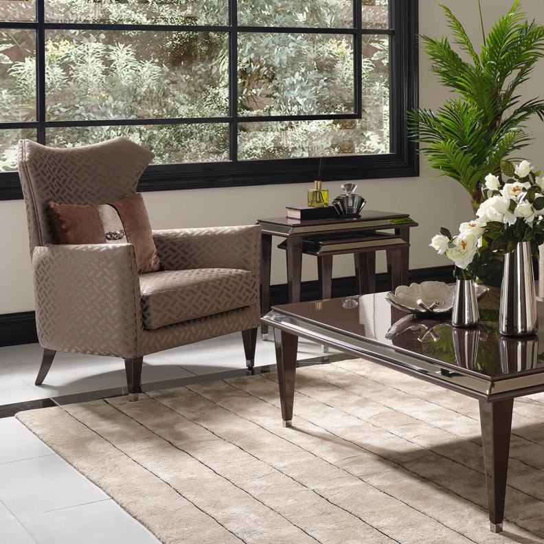 Nesting Tables Glossy Mocha Sand Lousanne Collection By Michael Amini . LFR-LUSN224-414
