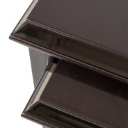 Nesting Tables Glossy Mocha Sand Lousanne Collection By Michael Amini . LFR-LUSN224-414
