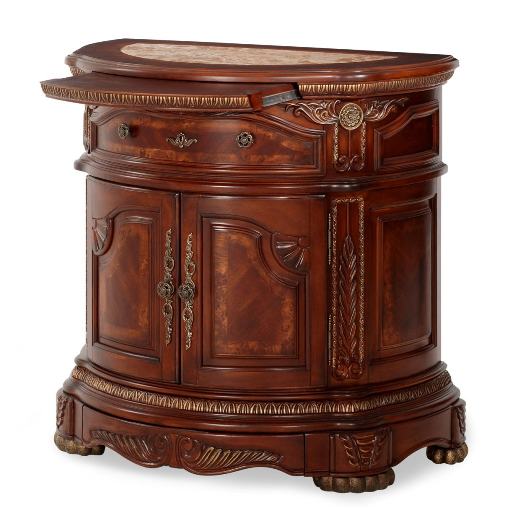 Accent Cabinet-Night Stand-End Table Cortina Collection By Michael Amini
