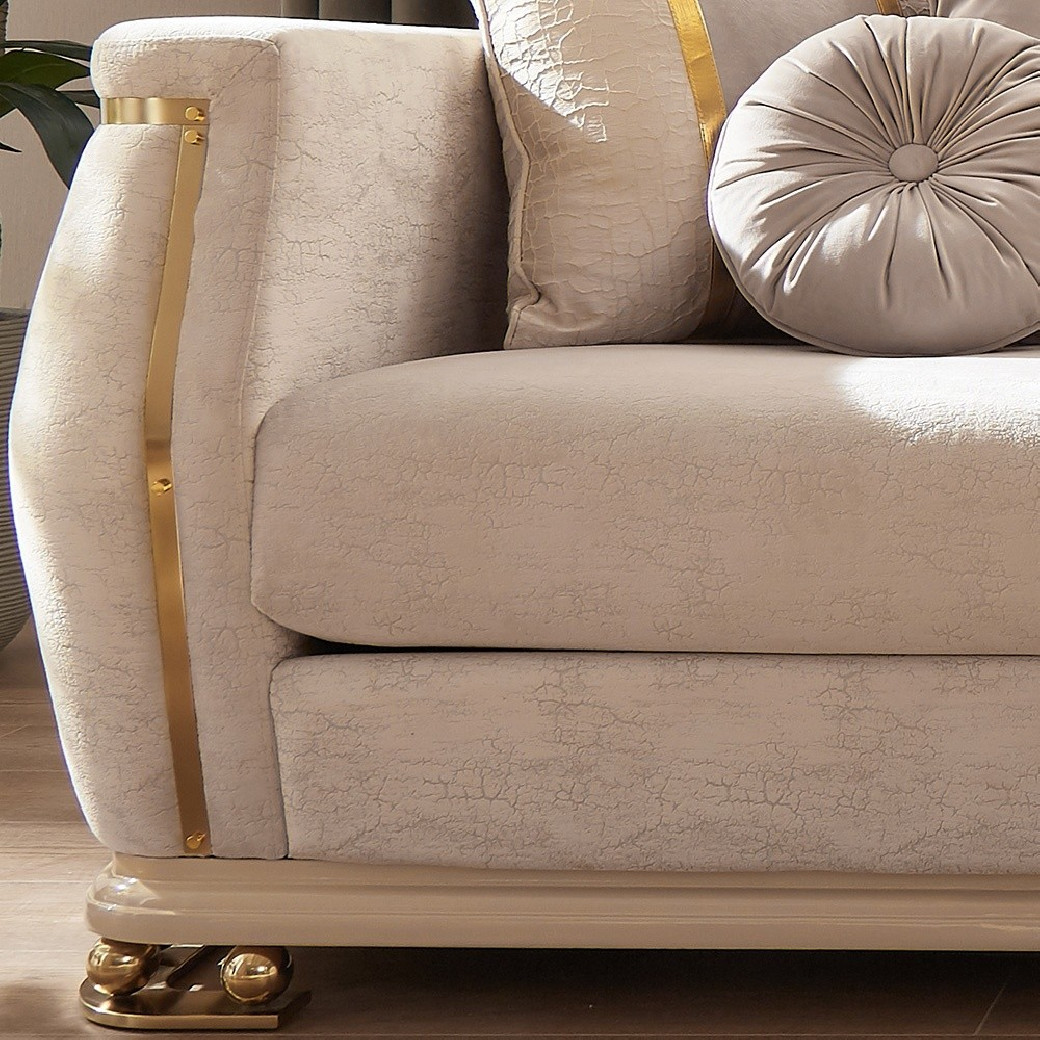 HD 9003  2PC Sofa & Loveseat Elegante Europeo de Homey Design