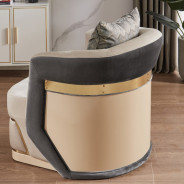 HD 9008 2PC Sofa & Loveseat Art Deco Style By Homey Design