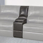 6PC Swift-Twilight Top Grain Leather Modular By Parker-House Furniture. MSWI-PACKA(H)-TWI